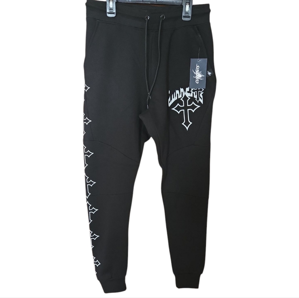 Black Currents Graphic Jogger Pants - Picture 7 of 7